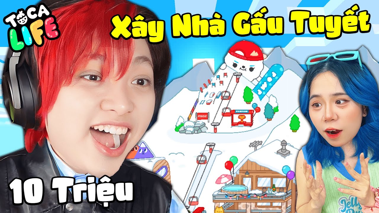 Kairon Bỏ Ra 10 TRIỆU Xây Nhà GẤU TUYẾT Cho Simmy Siêu Đáng Yêu Trong Toca Life World 😜