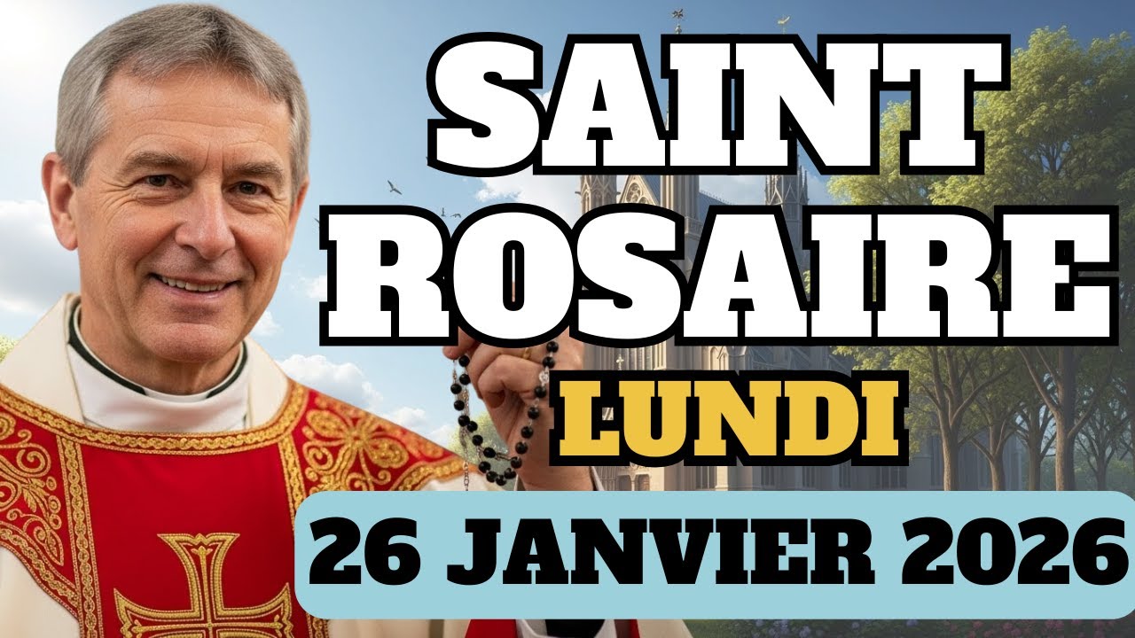 📿 Saint Rosaire, 26 Janvier 2026, Mystères Joyeux