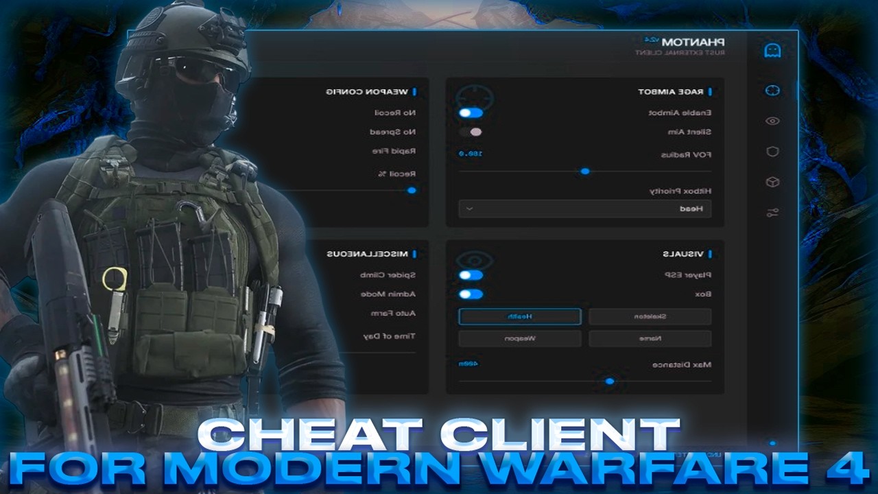 🌀TOP: Modern Warfare 4 - Cheat Client | Best Cheat For COD:MW4 | Aimbot, Visuals & Many | FREE 100%🌀