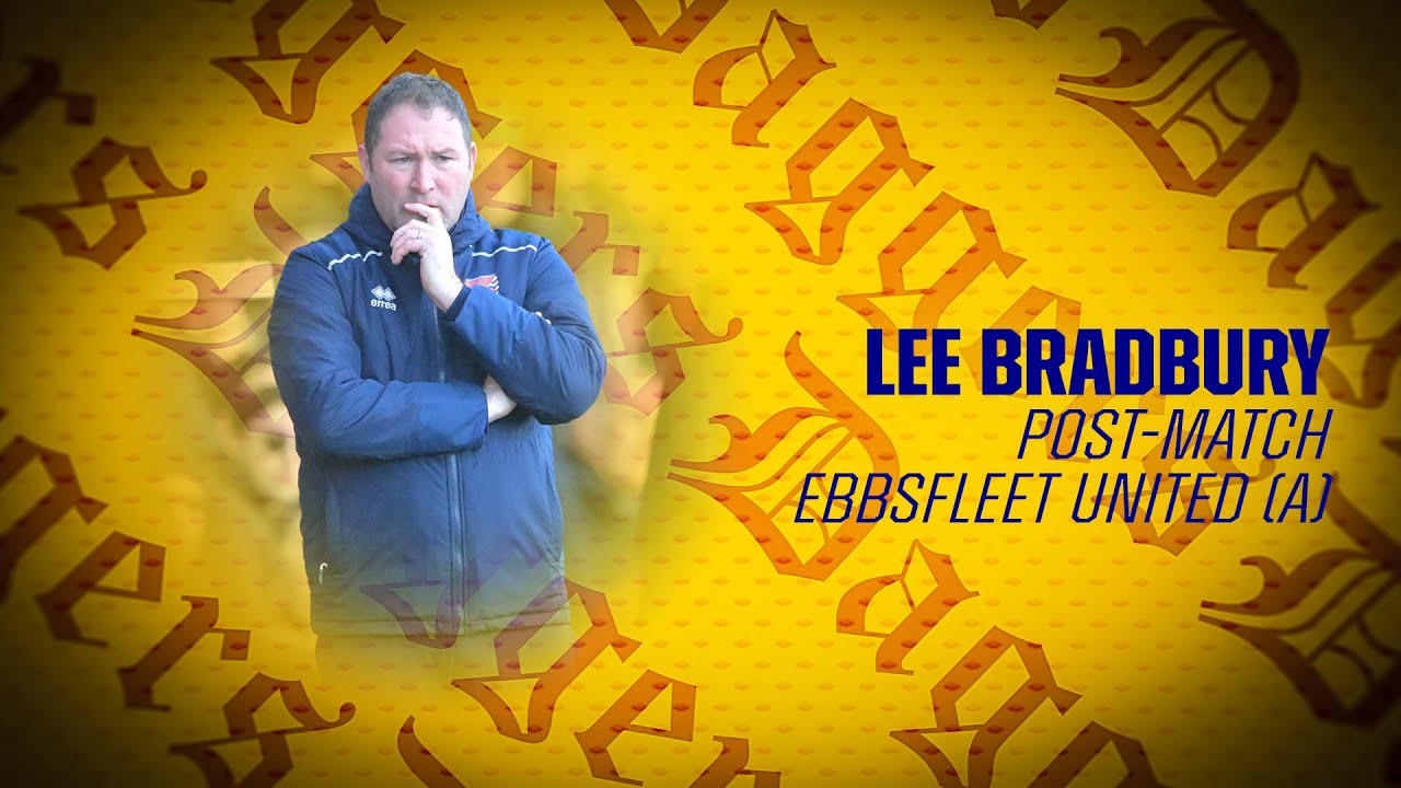 Lee Bradbury | Post-Match Ebbsfleet United (A)