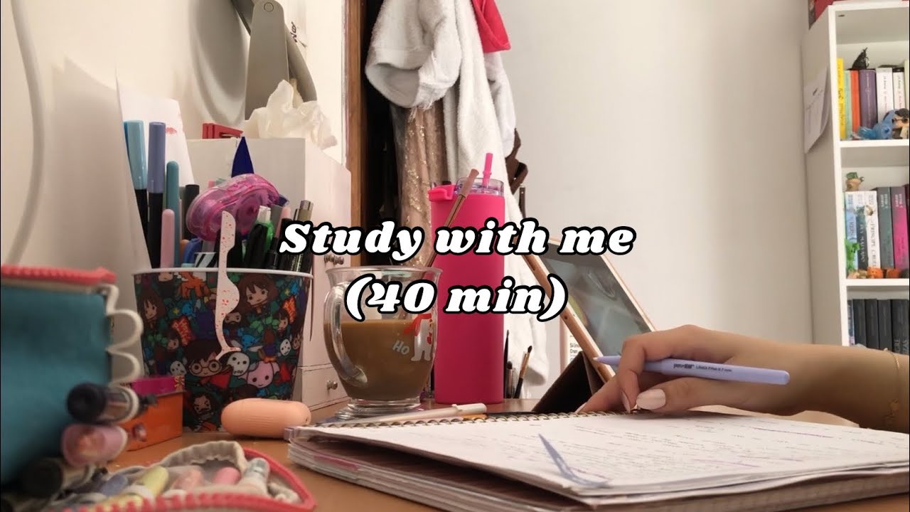 Decora apuntes de psicología conmigo (Study with me ASMR)✨