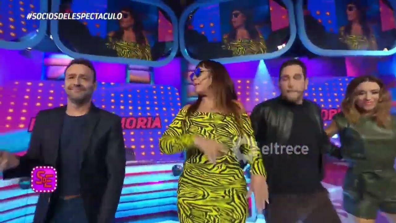 Moria Casán cantando Soy la one en Socios del espectáculo