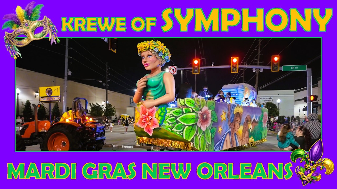 🎭 Krewe of Symphony, Mardi Gras 2026, Metairie, Louisiana 🎺