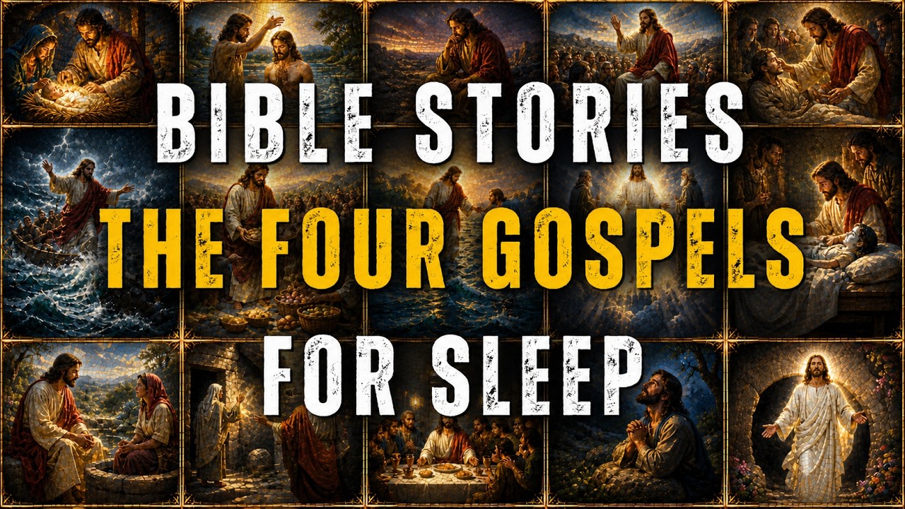 Fall Asleep to All Four Gospels Told in One Unbroken Story | Matthew, Mark, Luke & John