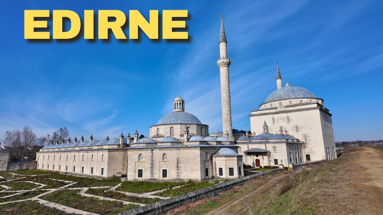 Edirne, Turkey 🇹🇷 Selimiye Mosque & Old Town | 4K Walking Tour