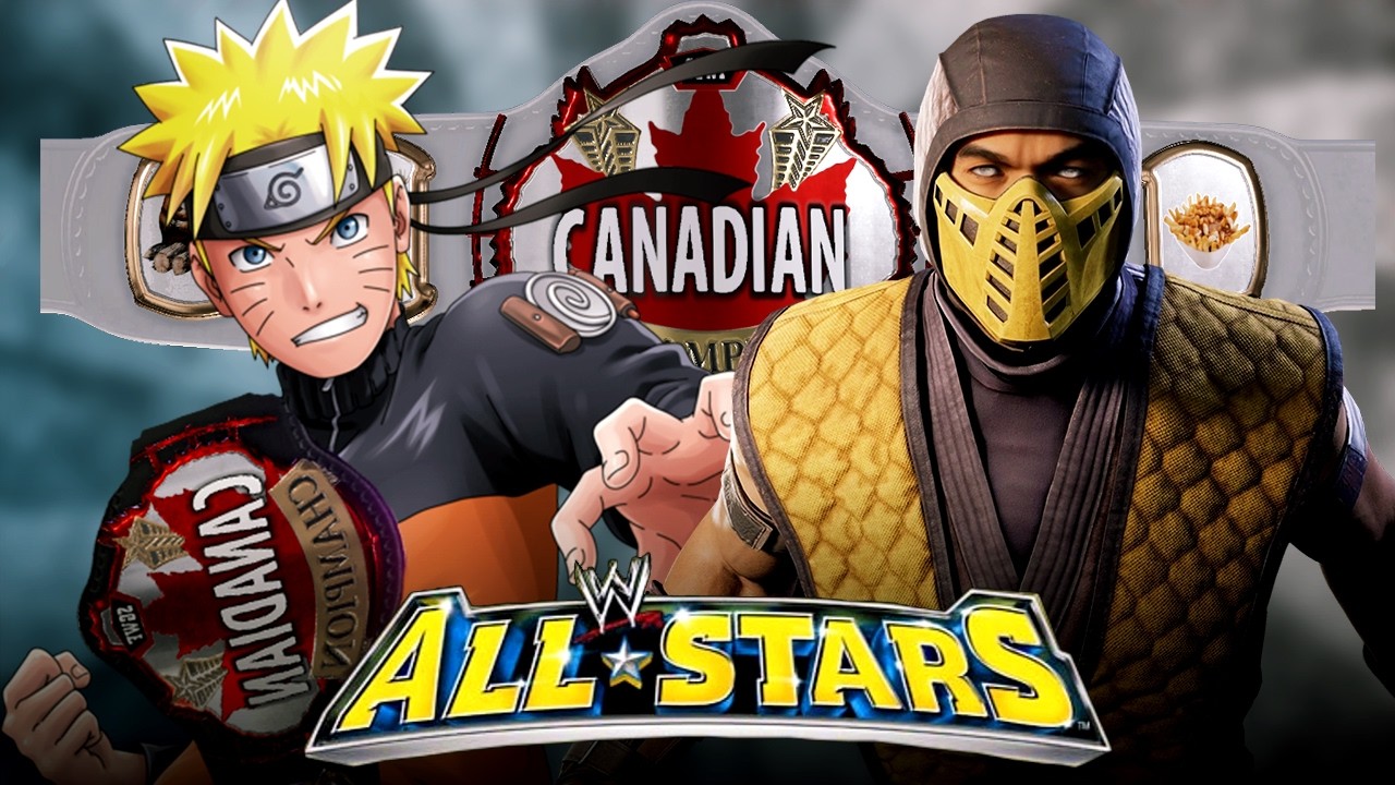 Naruto VS Scorpion - Canadian Champion (All Stars WWE 2K24)