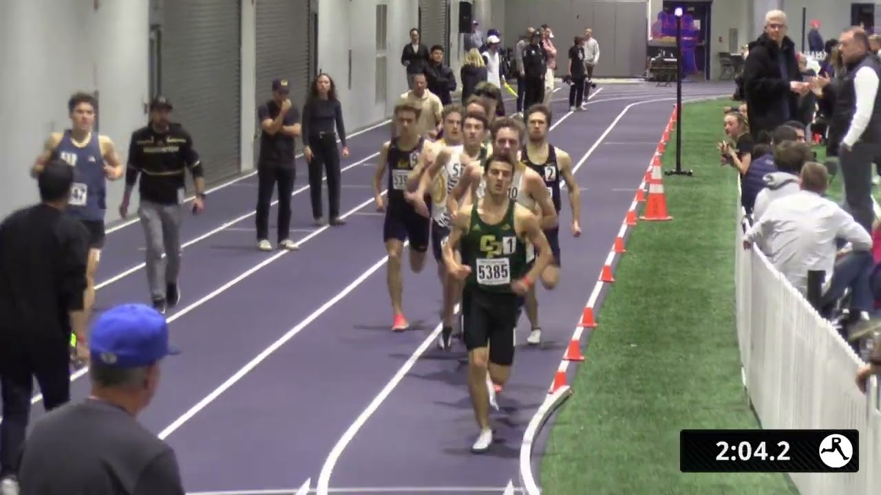 Owen Powell Runs #2 All-Time HS Indoor Mile at Husky Classic [Full Race Replay]