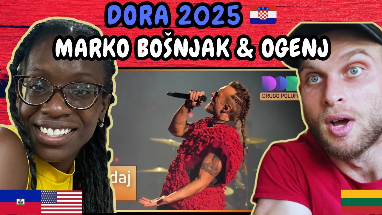 REACTION TO Dora 2025 (Croatia): Marko Bošnjak - Poison Cake & Ogenj - Daj daj| FIRST TIME WATCHING