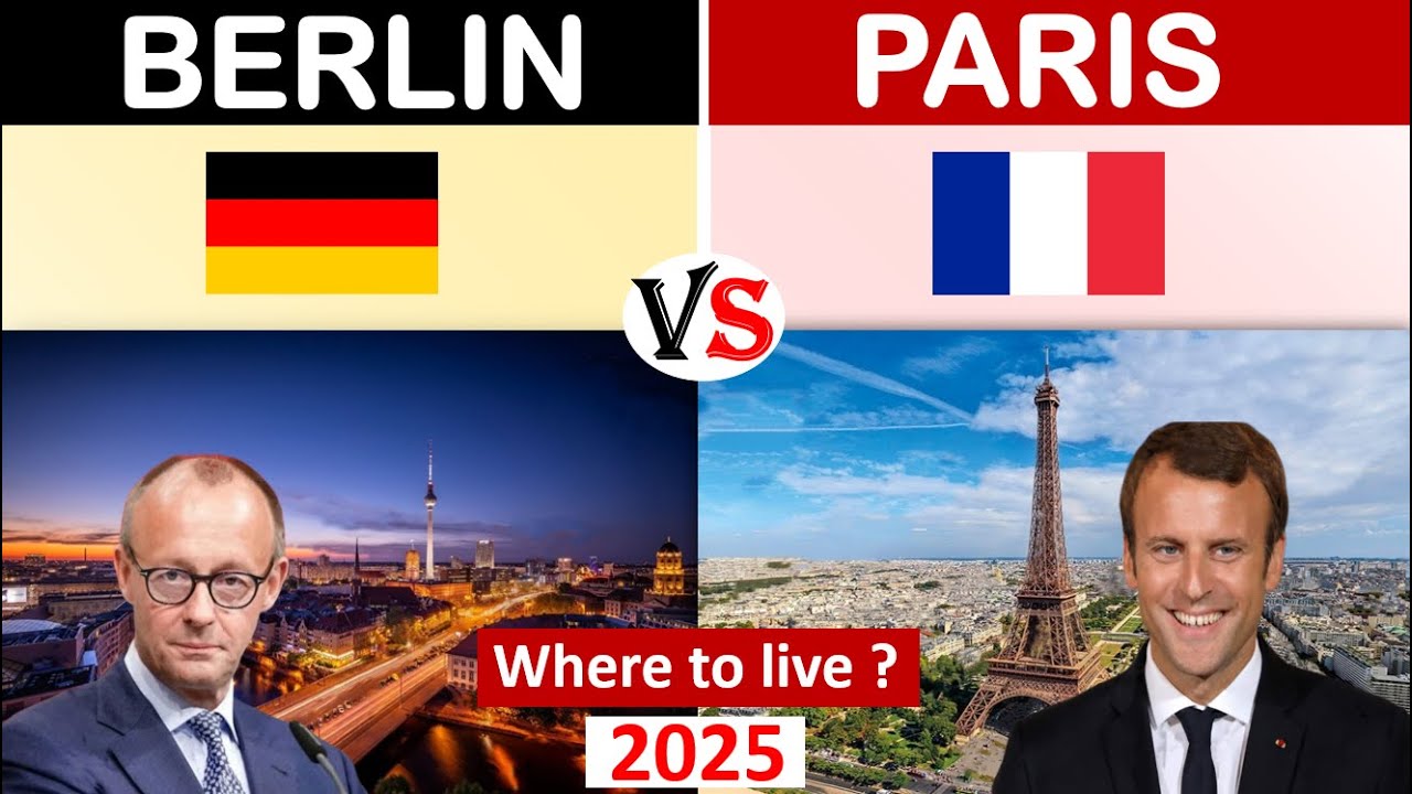Berlin and Paris cost of living comparison | Germany vs France | compare cities | city comparison