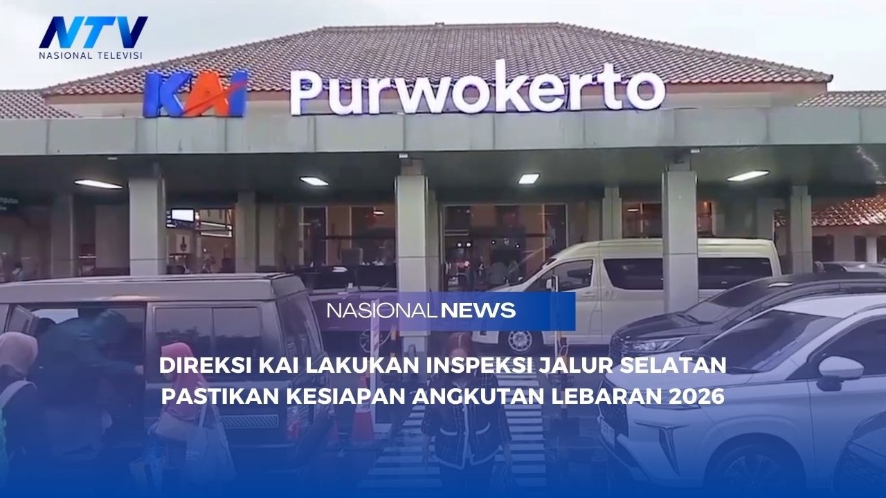 DIREKSI KAI LAKUKAN INSPEKSI JALUR SELATAN PASTIKAN KESIAPAN ANGKUTAN LEBARAN 2026