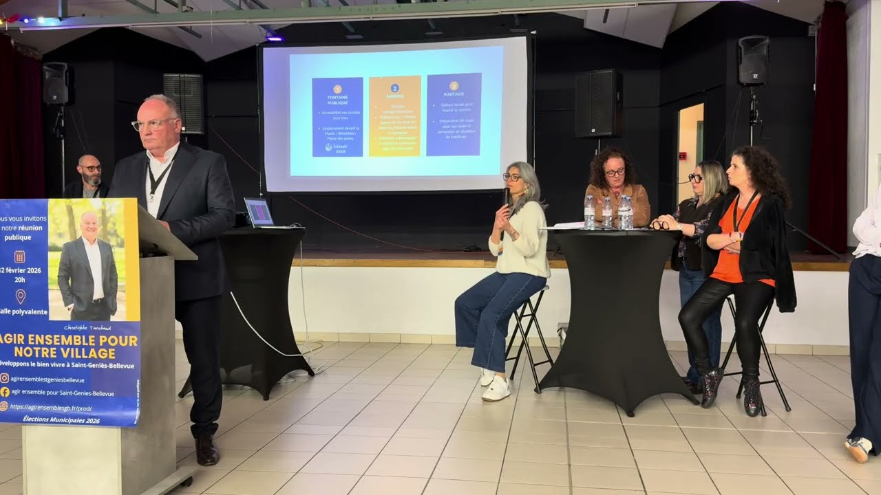 Municipales 2026 : Présentation de notre programme - Agir Ensemble SGB