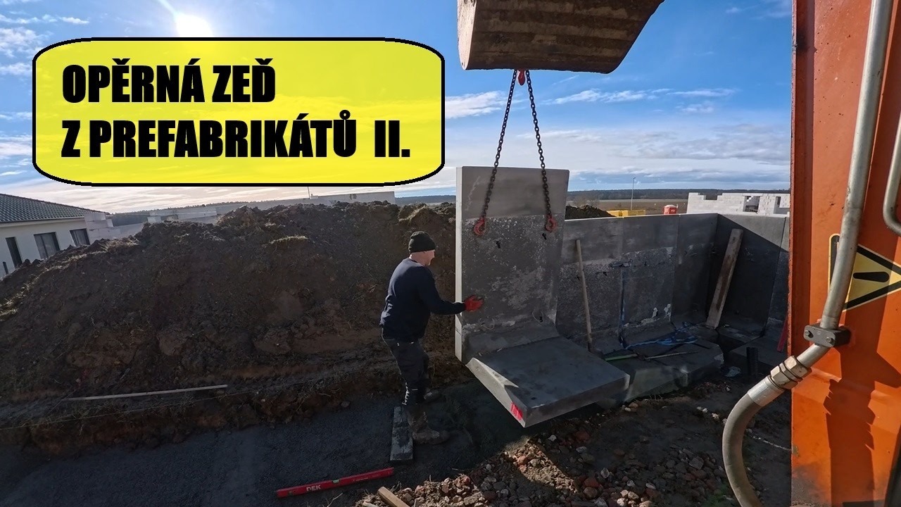 Opěrné zdi z prefabrikátů II