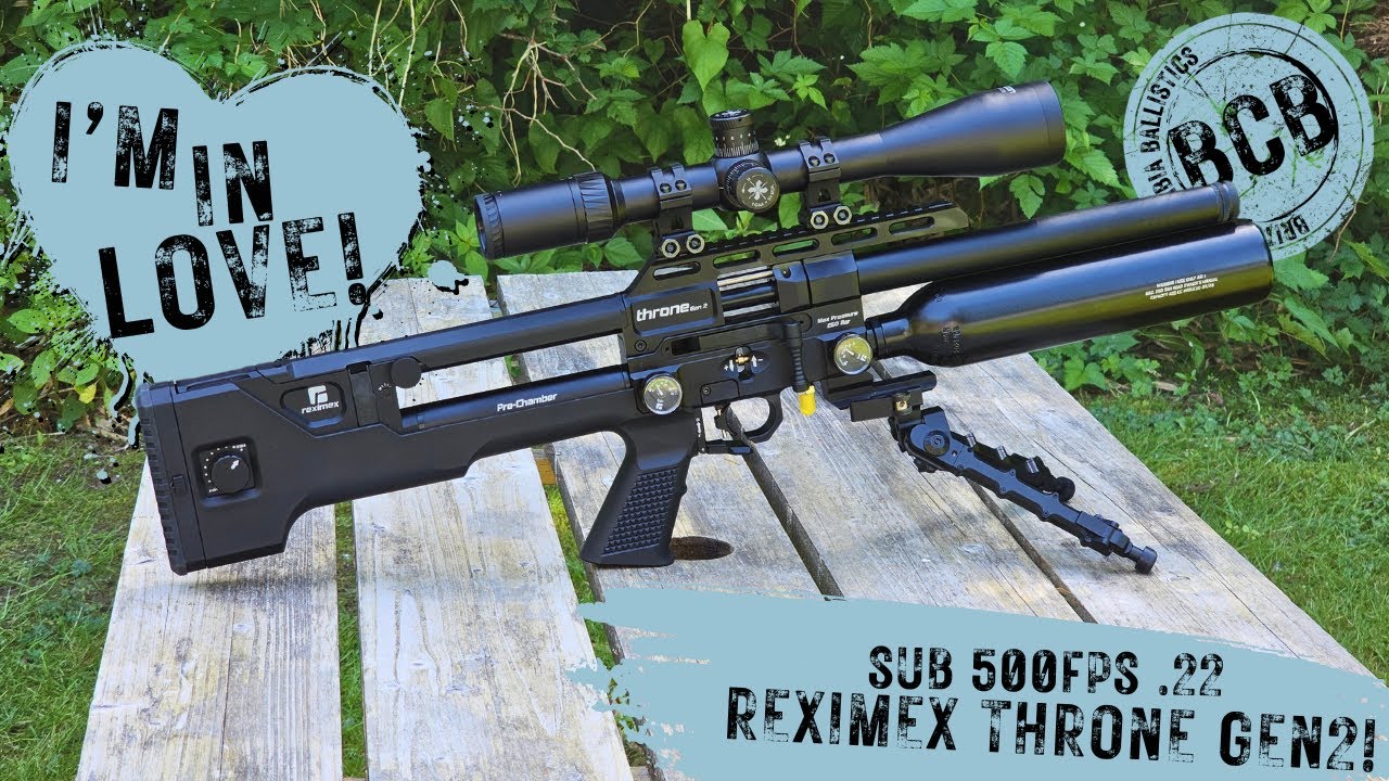 Обзор Reximex Throne Gen2 (500 кадров в секунду, 22 кал)! bcballistics