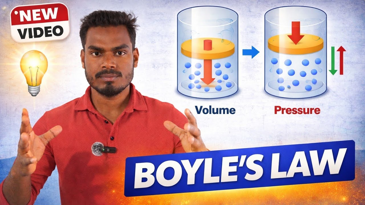 Boyle’s Law – Pressure & Volume Relation | By SDL Sir