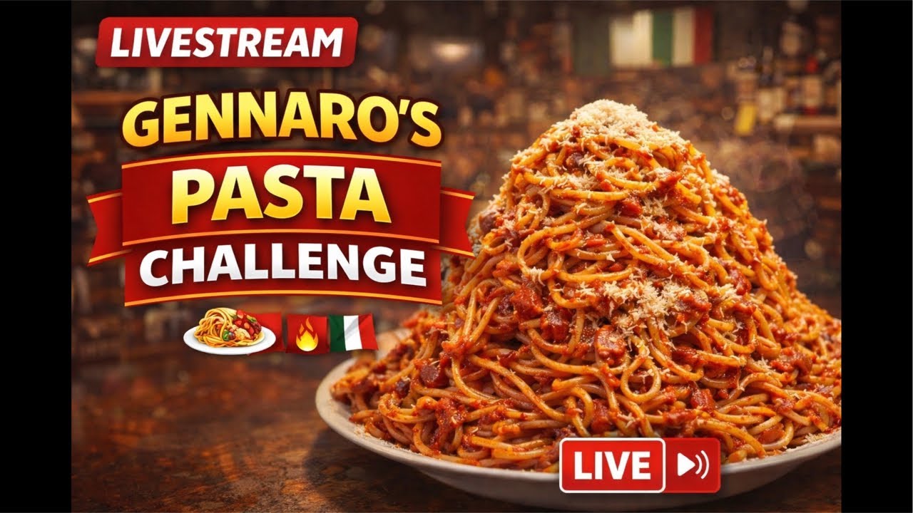 BigM XXL Pasta Challenge🍝😱