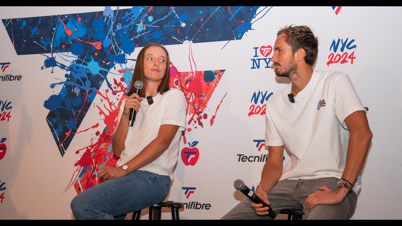 TECNIFIBRE | Special Q&A with Iga Swiatek & Daniil Medvedev