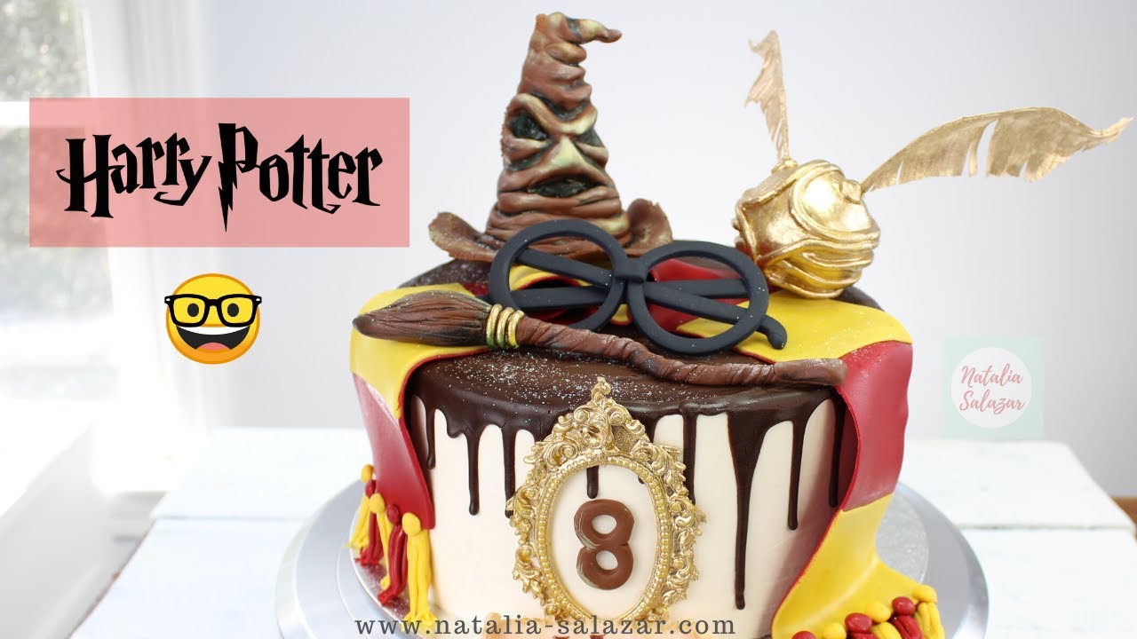 😍Decoración de torta con BUTTERCREAM|🤓 Harry Potter Cake| Natalia Salazar