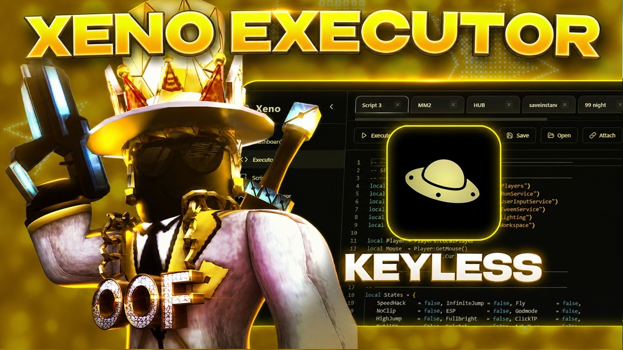 Xeno Executor &mdash; Level 8, без ключа, все скрипты | Рабочая версия 2026, скачать бесплатно