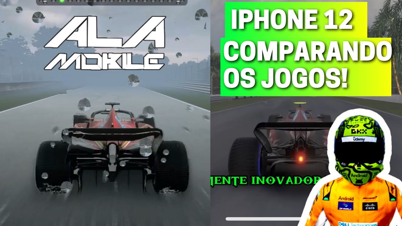 ALA MOBILE GP VS MONOPOSTO - COMPARAÇÃO DOS GRÁFICOS JOGANDO COM IPHONE 12