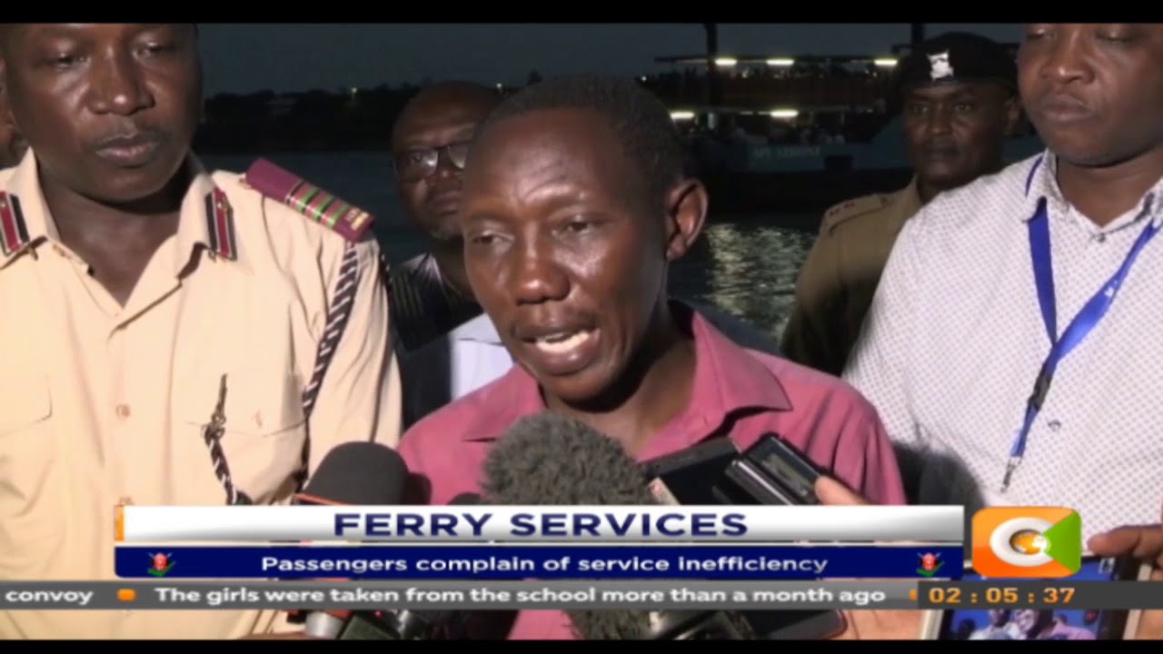 Ferry services resume at Likoni channel.