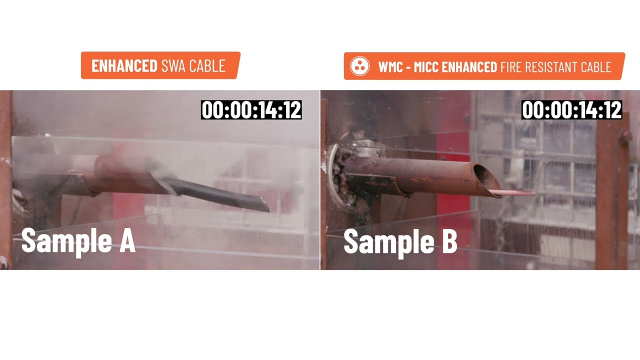 Wrexham Mineral Cables - MICC Cable Smoke Test