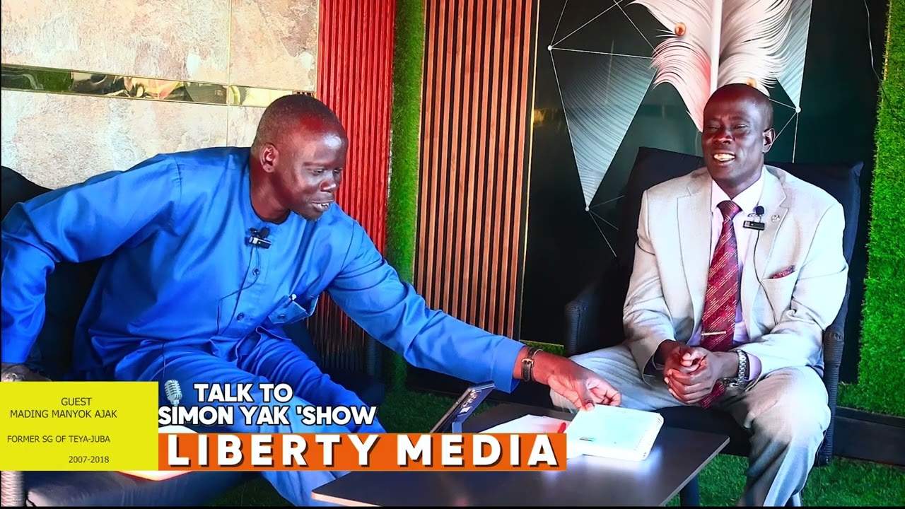 TALK  TO SIMON SHOW WITH MADING MANYOK AJAK  MAJOK