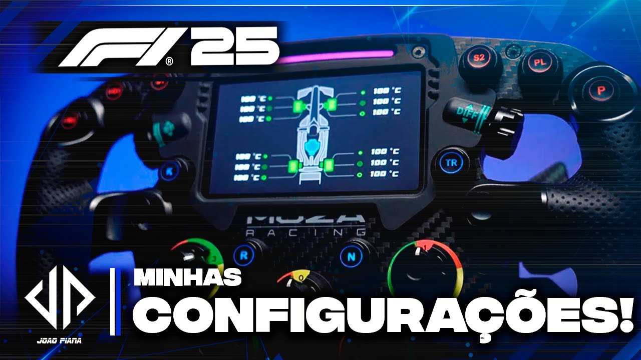 MINHAS CONFIGURAÇÕES NO F1 25!