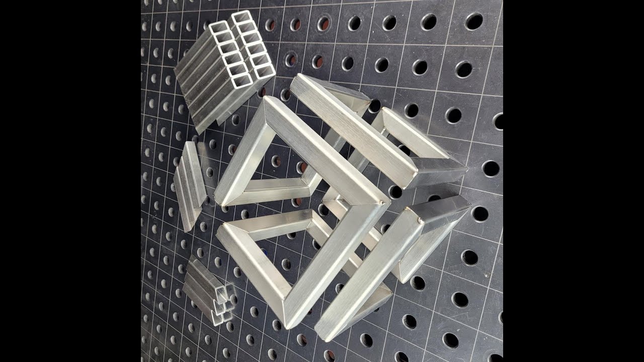 DIY How to make Infinity Cube made of stainless Steel