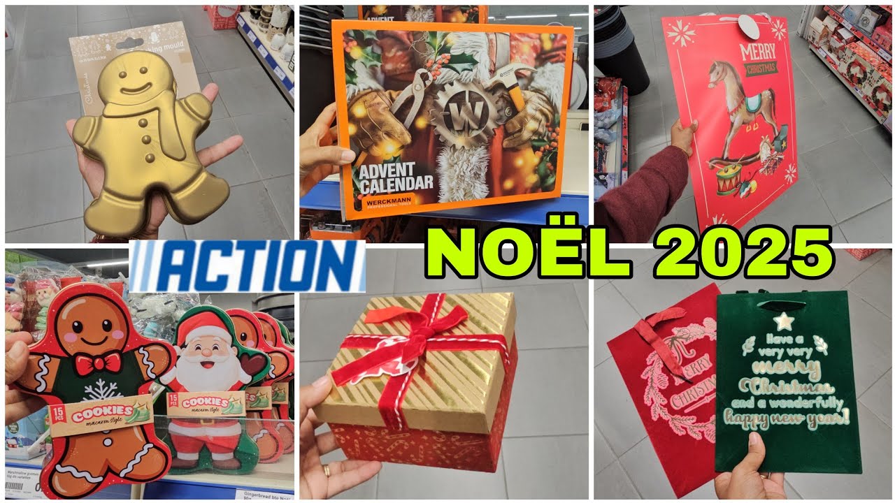 🚨ACTION ARRIVAGES 100% NO&Euml;L ART DE LA TABLED #arrivageaction #action #no&euml;l  #nouveaut&eacute;saction #noel 