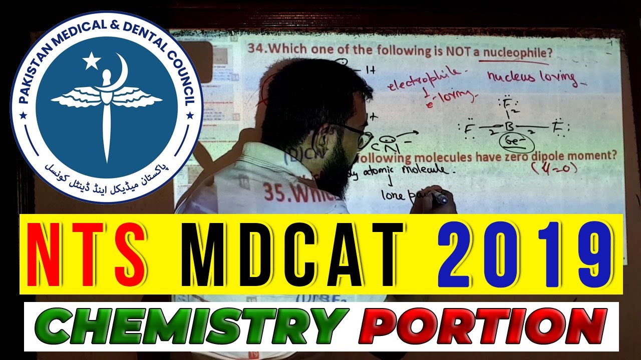 MDCAT 2019 (Chemistry Section Explained)
