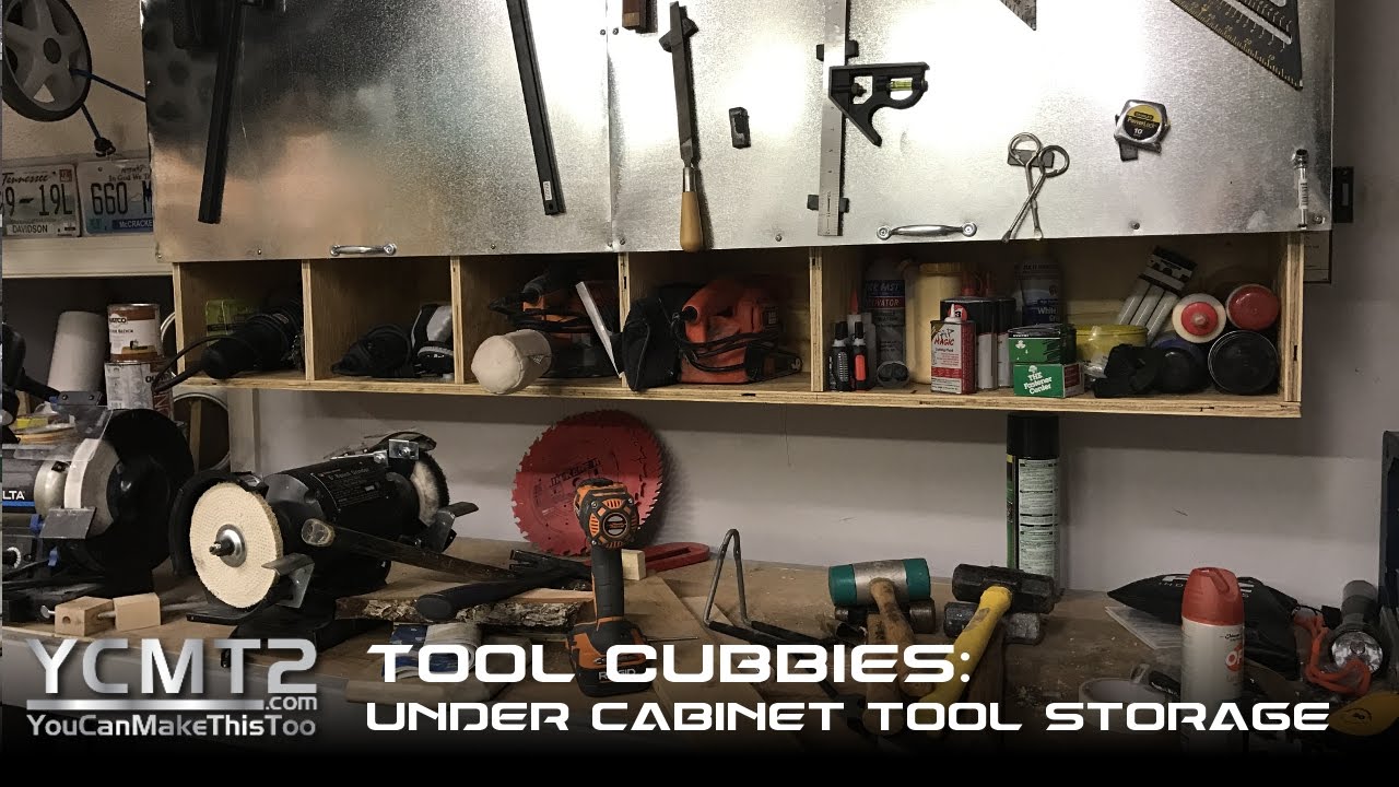 Tool Cubbies: Under Cabinet Tool Storage