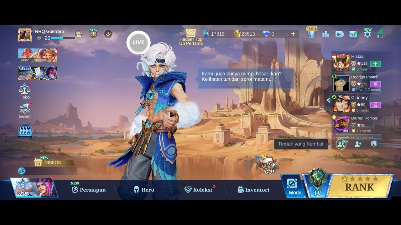 Live Santay MLBB
