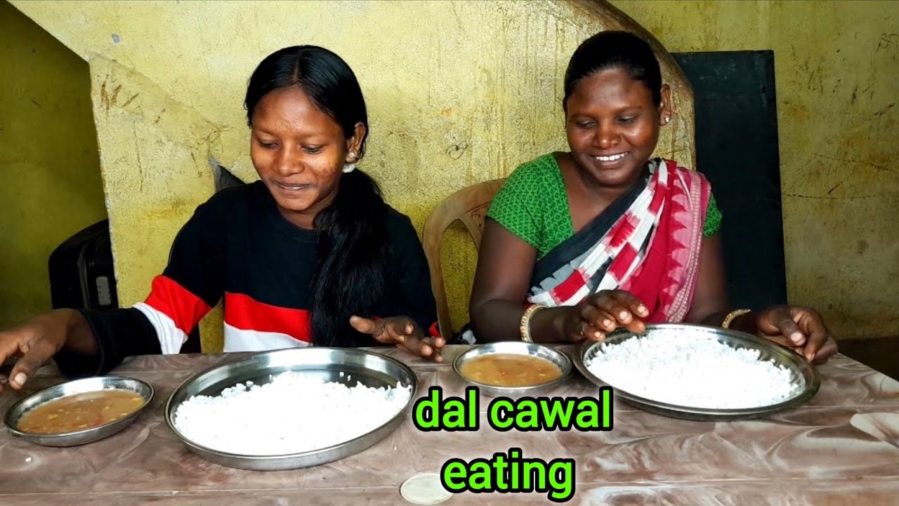 Eating Show | Dal Cawal | Village Cooking | Lunch Eating | ASMR Eating | Village Lifestyle 