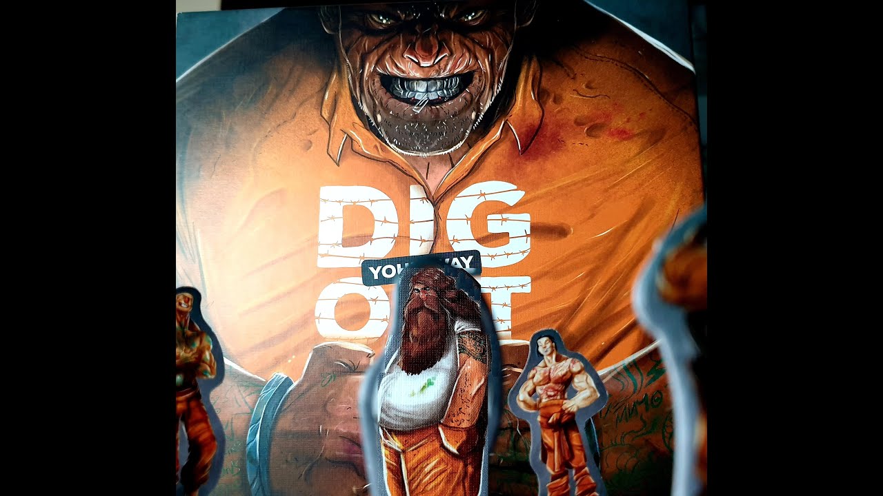 Dig your way out - Gioco da Tavolo- Recensione e tutorial, per fuggire dal carcere!