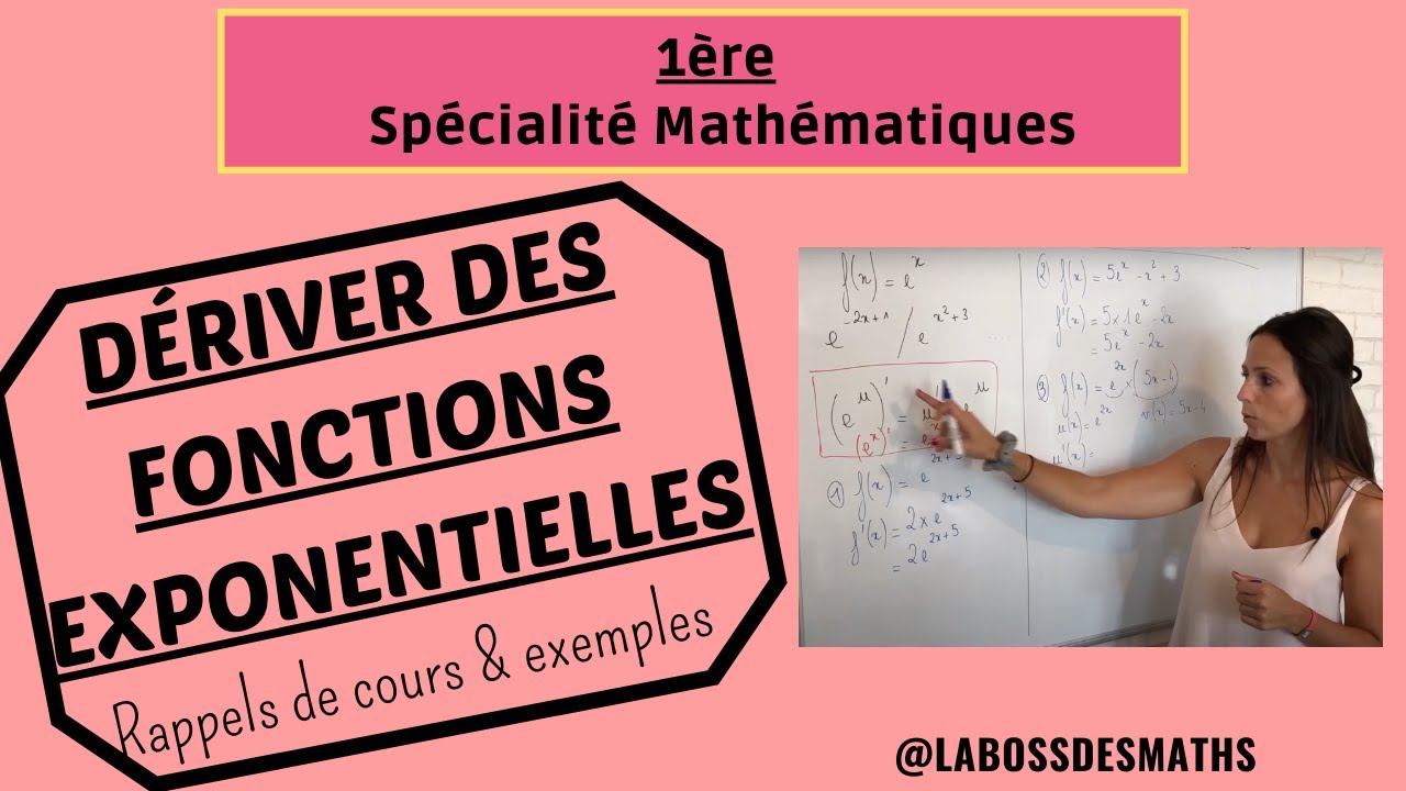 Dériver des fonctions exponentielles, comment on fait ?