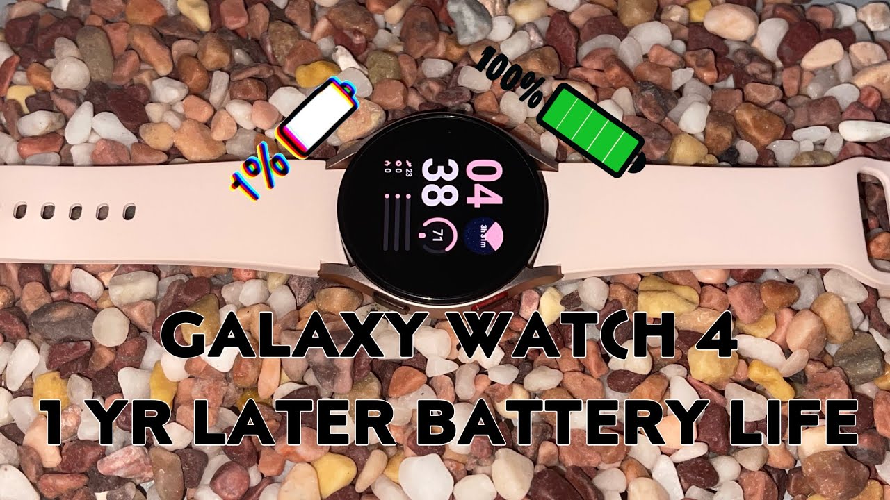 Galaxy Watch 4 (40mm) Battery Life Test 1 Year Later