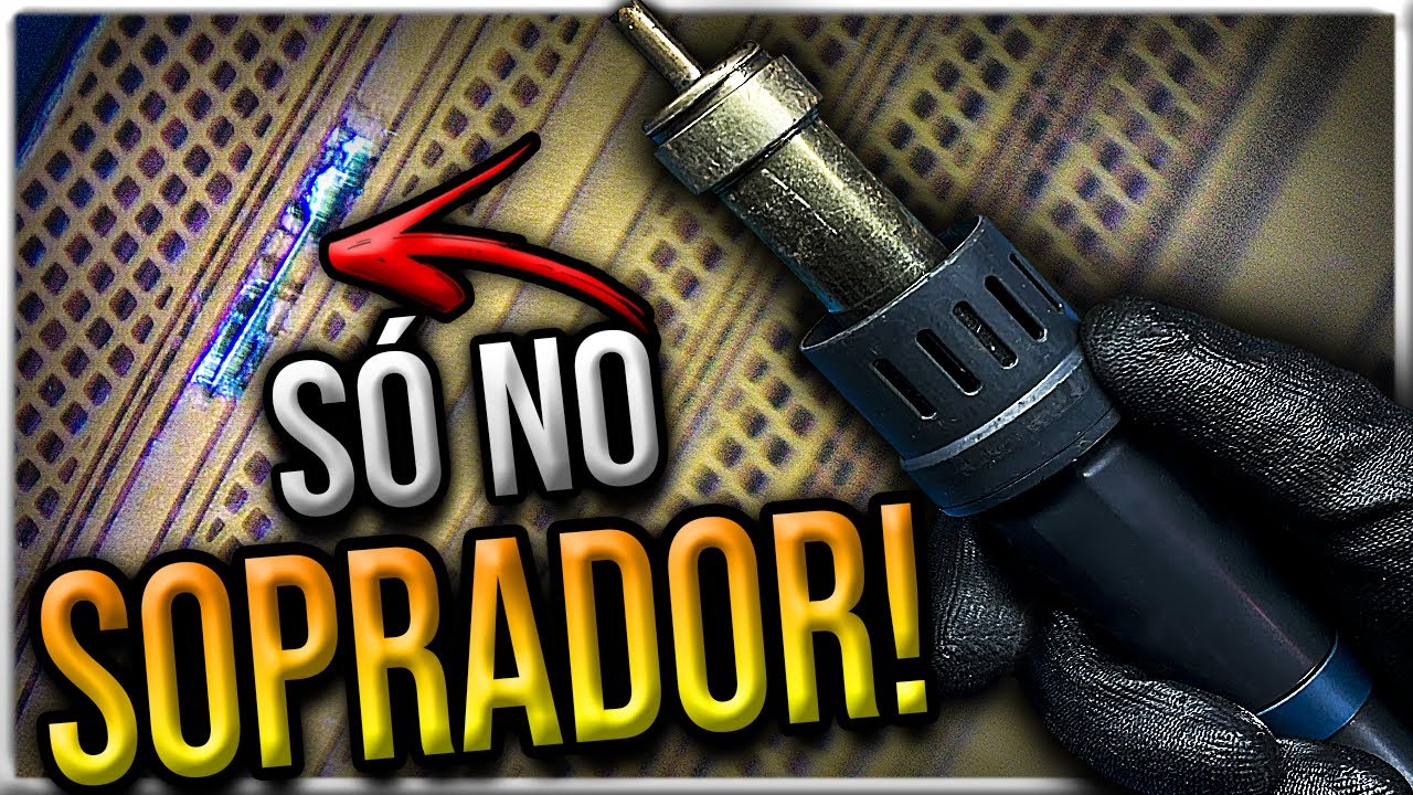 Como Fazer Jumper Sem Ferro de Solda! (S&oacute; No Soprador!)