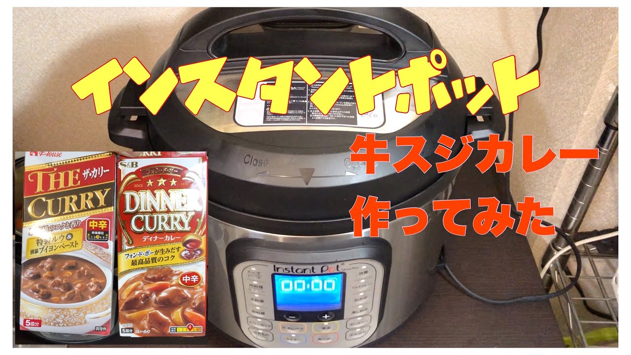 【インスタントポット】牛すじカレー作ってみた【調理その③】