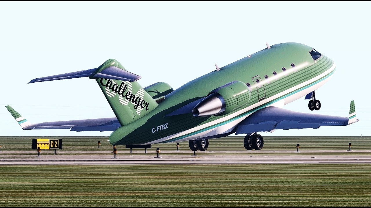 Aggressive Takeoff Ends in Disaster at Wichita Airport - Challenger 604 Test Flight