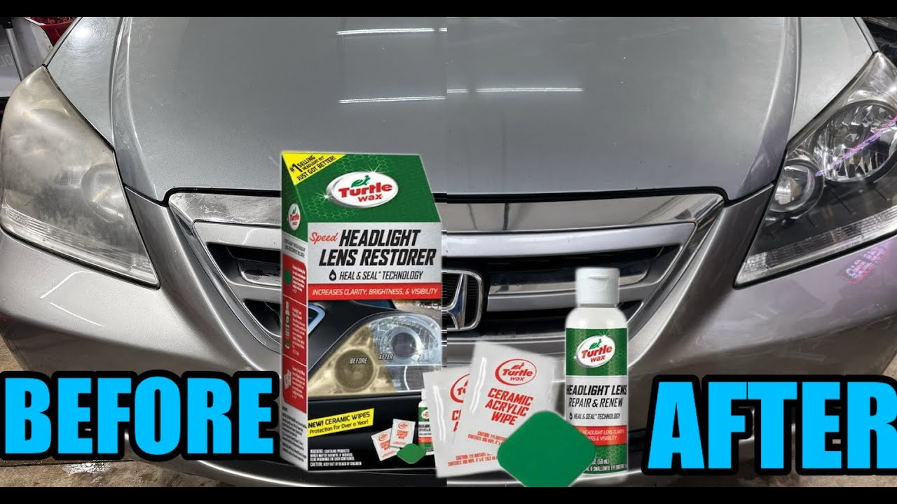 DIY Headlight Restoration Turtle Wax Kit Did It Work? We Find Out! North Texas Ceramic Coatings DFW