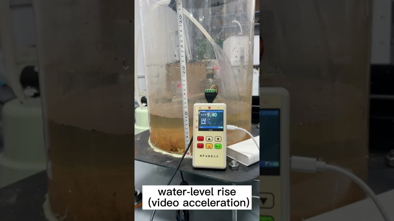 DYP-U02 Demonstration of non-contact water level measurement