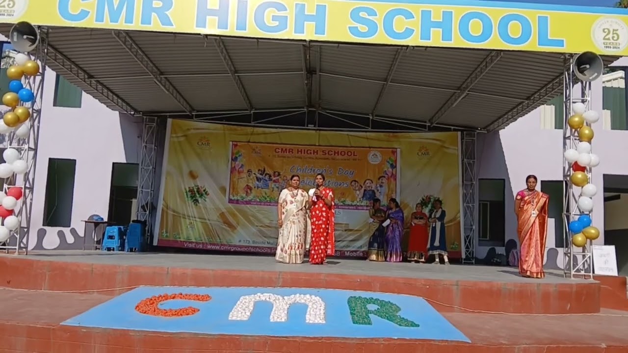 Children's Day Celebrations at CMR High School, Bowenpally.