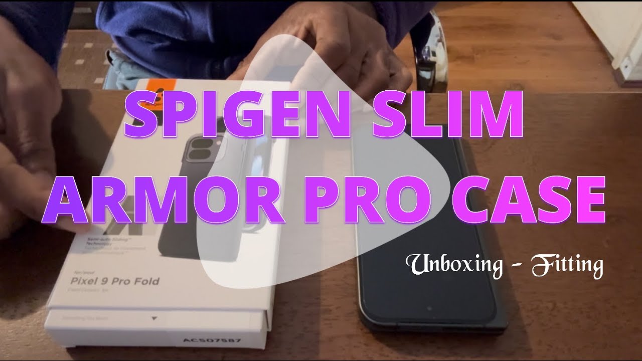 Чехол SPIGEN SLIM ARMOR PRO - подходит для моего Google Pixel 9 Pro Fold - распаковка - подходит ...