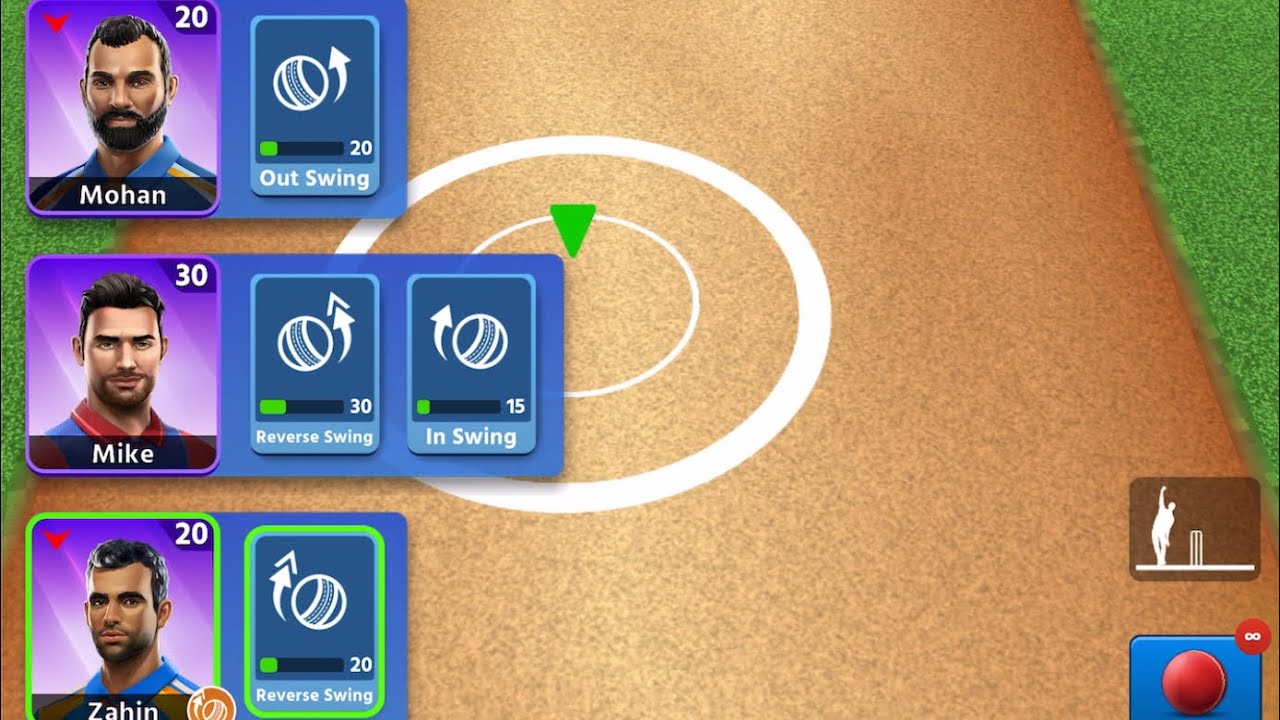 Zahin vs Mike vs Mohan  bowling  trick Se Confuse kar diya  #cricketleague 