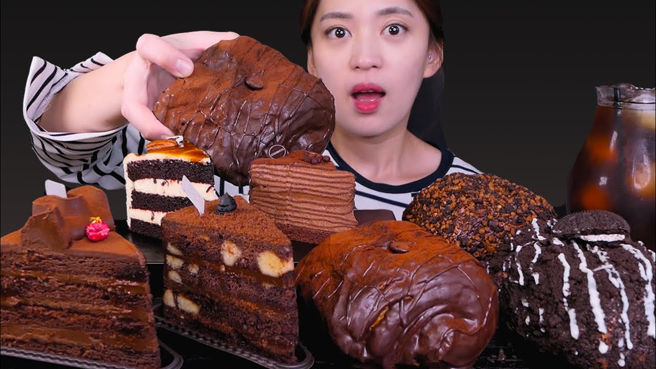 🍫Chocolate pastry and cake😍초코덕후 환장하는 모음집😋 [Chocolat pastry & cake, Crepe cake] Mukbang