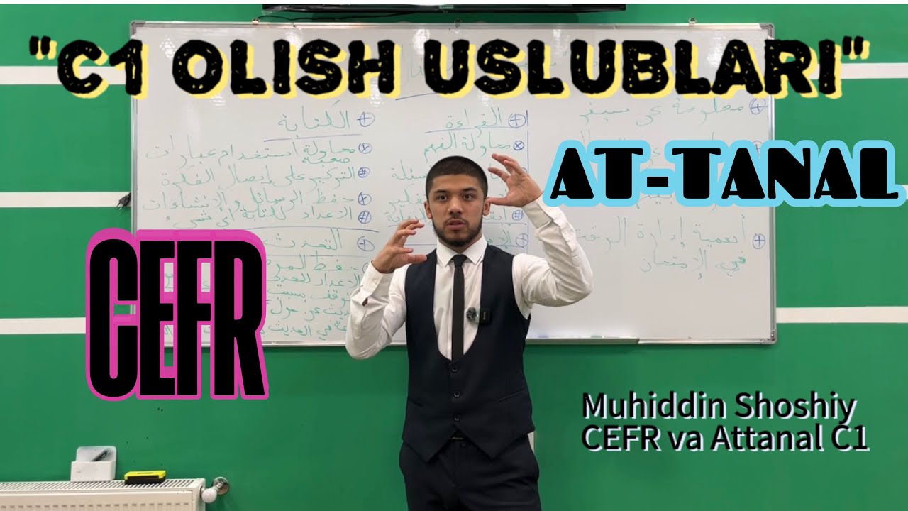 QANDAY QILIB CEFR VA AT-TANALDA C1 OLISH MUMKIN? | ARAB TILI