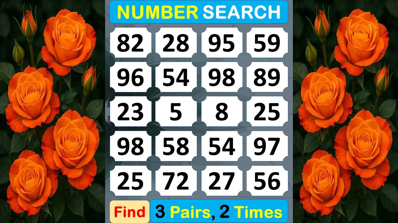Number Search: How Cool Is Your Brain? #braingame #memory #puzzle #quiz #mindset #education  -#420