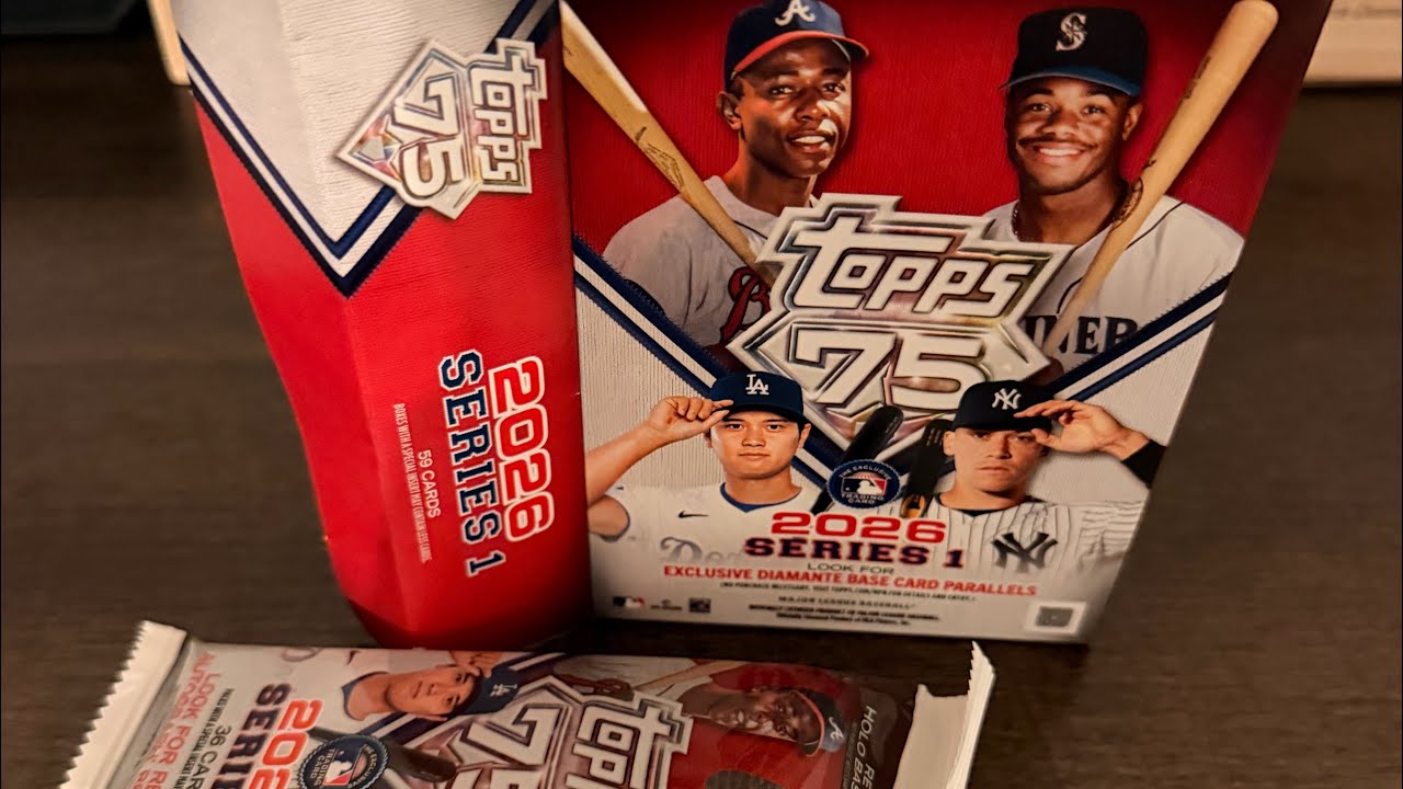 Finally Opening Topps 75 2026 Series 1 Hanger + Fat Pack 🔥 Was It Worth It? 👀 #Topps75 #mlb #viral 