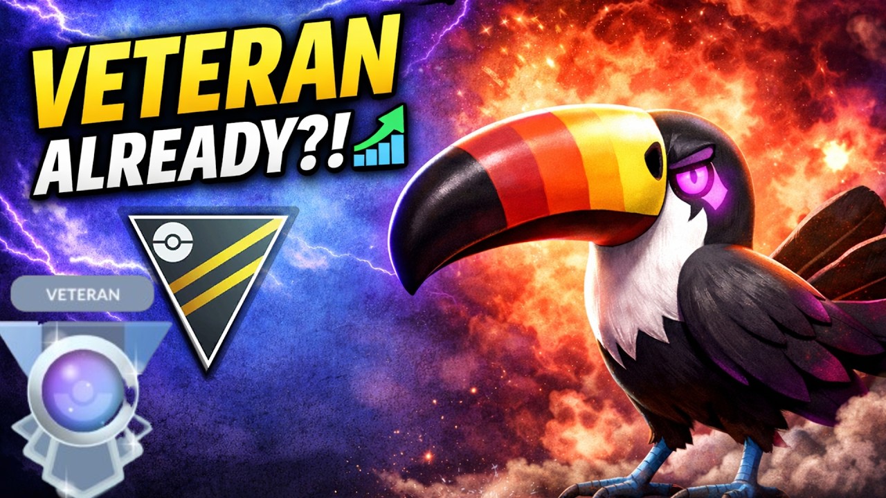 VETERAN ALREADY?! Shadow Toucannon DESTROYS Ultra League! Pokémon GO