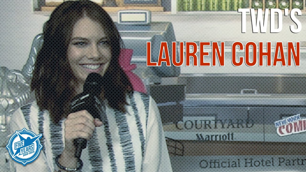 The Walking Dead's Lauren Cohan at NYCC 2015